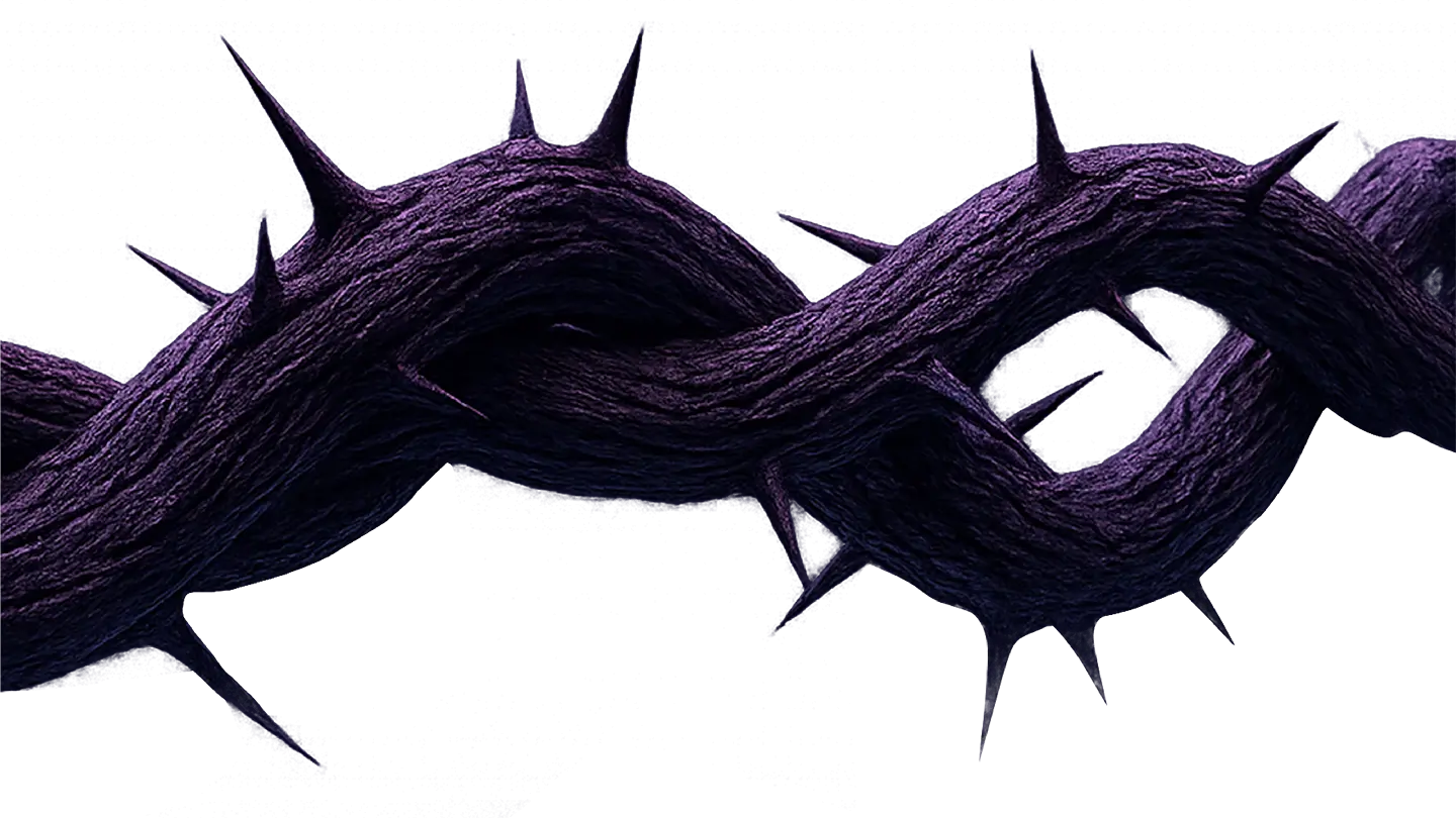 Espinas moradas